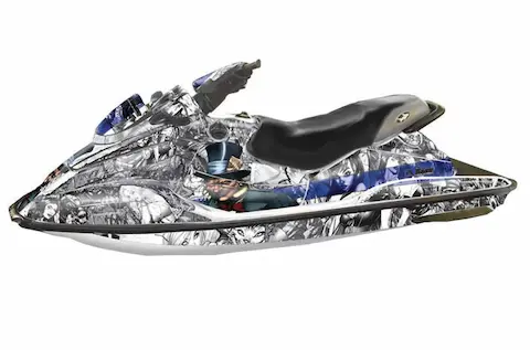 Sea-Doo GSX with the Mad Hatter Blue graphic kit