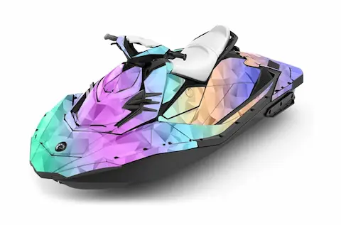 Sea-Doo Spark 3-Up with the Slick graphic kit